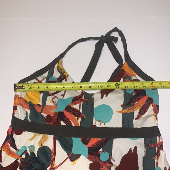 Patagonia Multicoloured Stretch Cotton Halter Dress - Women’s Size XL - Picture 7 of 11